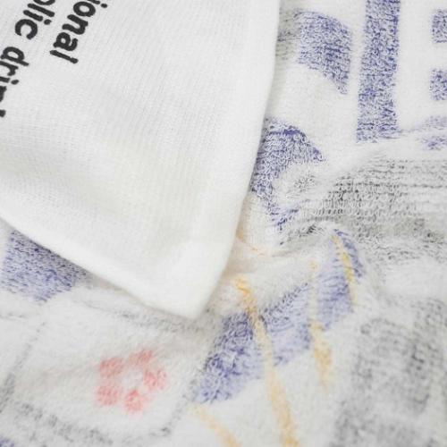 ハンドタオル ふわさらタオルハンカチ 日本酒 和風 グッズ メール便可