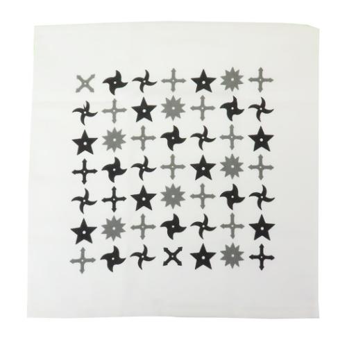 ハンドタオル ふわさらウォッシュタオル 手裏剣 和風 グッズ メール便可