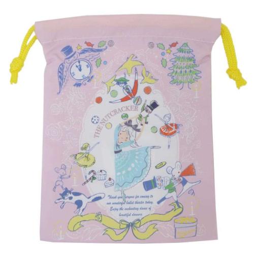 Shinzi Katoh シンジ カトウ 巾着袋 きんちゃくポーチ ナッツクラッカー バレエシアター かわいい グッズ メール便可