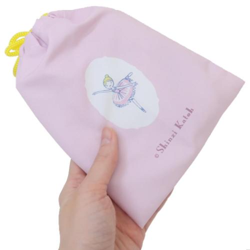 Shinzi Katoh シンジ カトウ 巾着袋 きんちゃくポーチ ナッツクラッカー バレエシアター かわいい グッズ メール便可