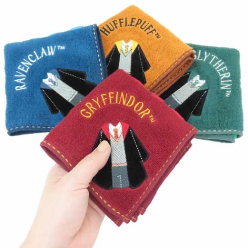 ハリーポッター ミニタオル ジャガードハンカチタオル ローブオブハッフルパフ ワーナーブラザース 映画キャラクター グッズ メール便可