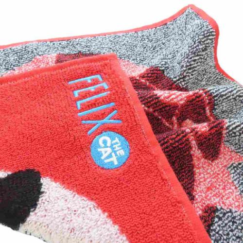 フィリックス ミニタオル ジャガードハンカチタオル キャットガム キャラクター グッズ メール便可