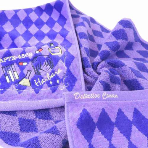 名探偵コナン フェイスタオル ジャガードロングタオル シャイニー 灰原 少年サンデー アニメキャラクター グッズ メール便可