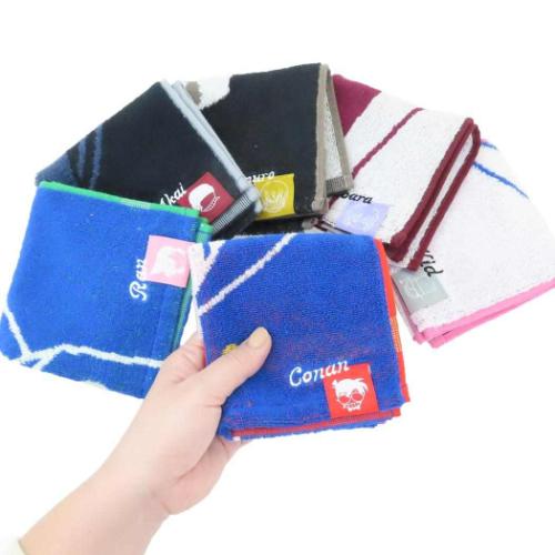 名探偵コナン ミニタオル ジャガードハンカチタオル コスチューム 蘭 少年サンデー アニメキャラクター グッズ メール便可