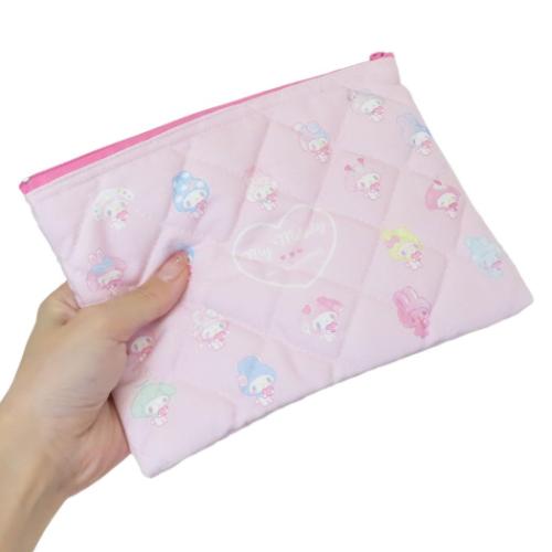 マイメロディ コスメポーチ キルティングポーチ 集合 50th サンリオ キャラクター グッズ メール便可