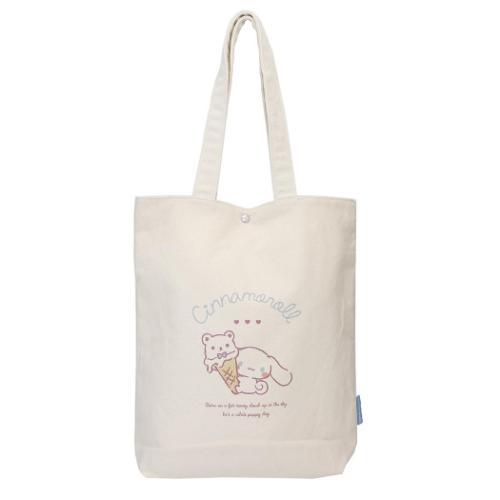 シナモロール トートバッグ 帆布トート サンリオ キャラクター グッズ