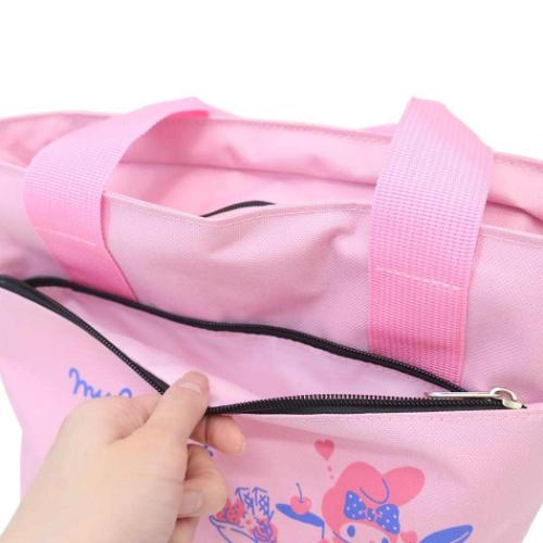 マイメロディ ランチバッグ ポケット付きクーラーバッグ 保冷 サンリオ キャラクター グッズ