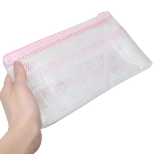 マイメロディ ペンケース クリアダブルファスナーポーチ 新入学 サンリオ キャラクター グッズ