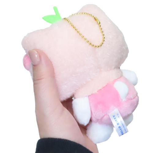 ハローキティ マスコット ミニぬいぐるみボールチェーン パステルフルーツケープ サンリオ キャラクター グッズ