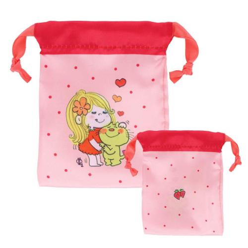 水森亜土 巾着袋 ミニ巾着 全6種 フルーツコレクション キャラクター グッズ メール便可