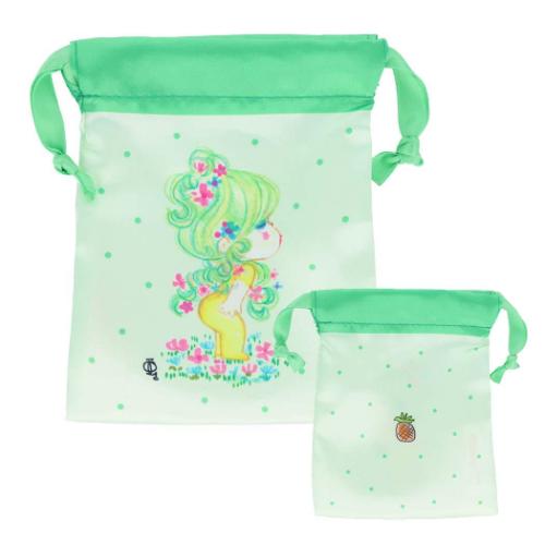 水森亜土 巾着袋 ミニ巾着 全6種 フルーツコレクション キャラクター グッズ メール便可