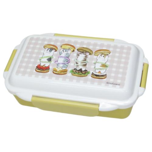 モフサンド お弁当箱 ランチボックス ハンバーガーにゃん 新入学 mofusand キャラクター グッズ