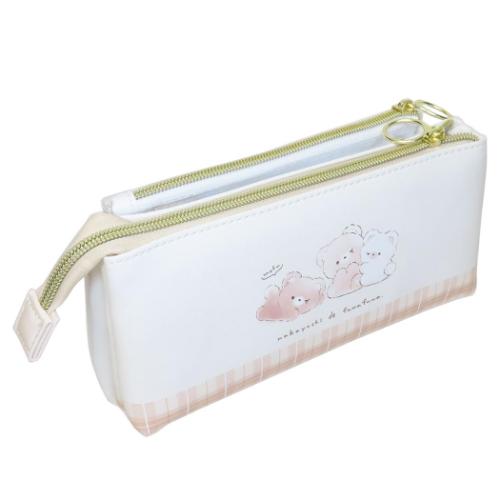 ペンケース オープンポケットペンポーチ まったりもこ 新入学 かわいい グッズ