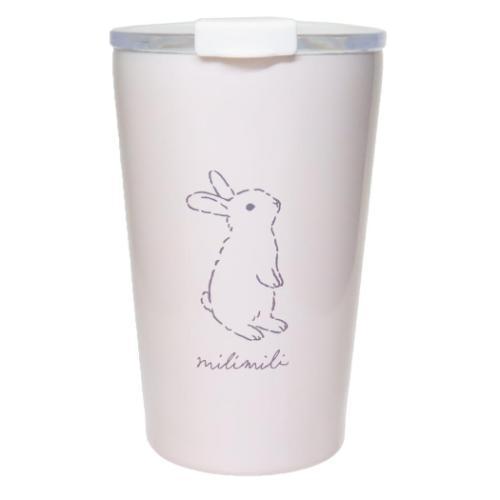 ミリミリ 保温保冷コップ ステンレスタンブラー 380ml ウサギ かわいい グッズ