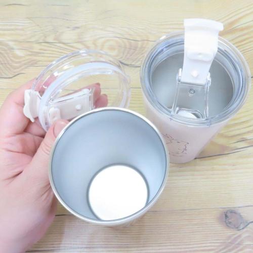 ミリミリ 保温保冷コップ ステンレスタンブラー 380ml ウサギ かわいい グッズ