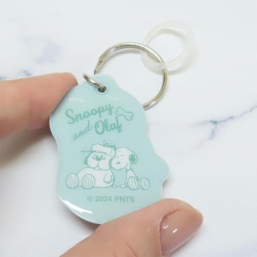 スヌーピー キーホルダー ピタチャム スヌーピー＆オラフ ピーナッツ キャラクター グッズ メール便可