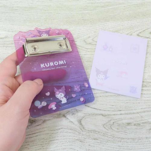 クロミ メモ帳 アクリルバインダーメモ エブリウェアークロミ サンリオ キャラクター グッズ メール便可