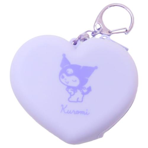 クロミ ミニポーチ ハート型シリコーンミニポーチ サンリオ キャラクター グッズ メール便可