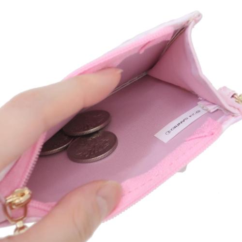 ハローキティ コイン＆カードケース フラグメントケース レオパード サンリオ キャラクター グッズ メール便可