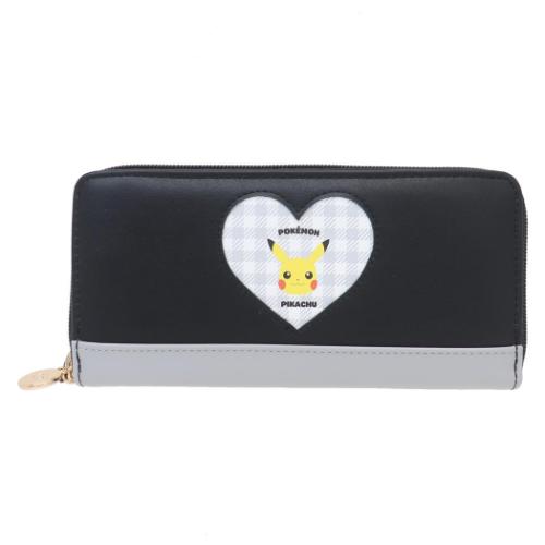 ポケットモンスター 長財布 ラウンド束入れ ピカチュウ BK ポケモン キャラクター グッズ