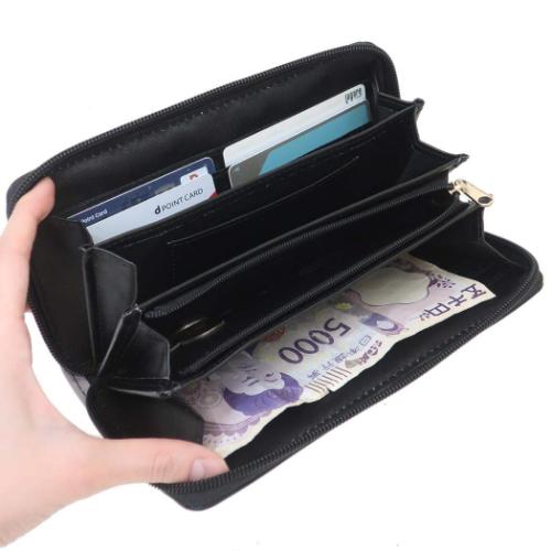 ポケットモンスター 長財布 ラウンド束入れ ピカチュウ BK ポケモン キャラクター グッズ