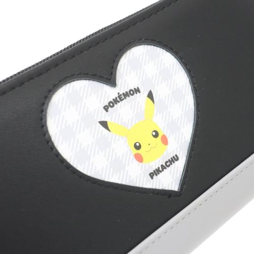 ポケットモンスター 長財布 ラウンド束入れ ピカチュウ BK ポケモン キャラクター グッズ