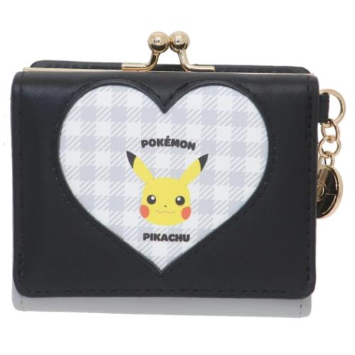 ポケットモンスター ミニウォレット 口金ミニ財布 ピカチュウ BK ポケモン キャラクター グッズ