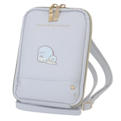 すみっコぐらし スマホポーチ ウォレットショルダー とかげ サンエックス キャラクター グッズ
