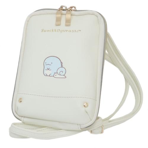 すみっコぐらし スマホポーチ ウォレットショルダー とかげ サンエックス キャラクター グッズ