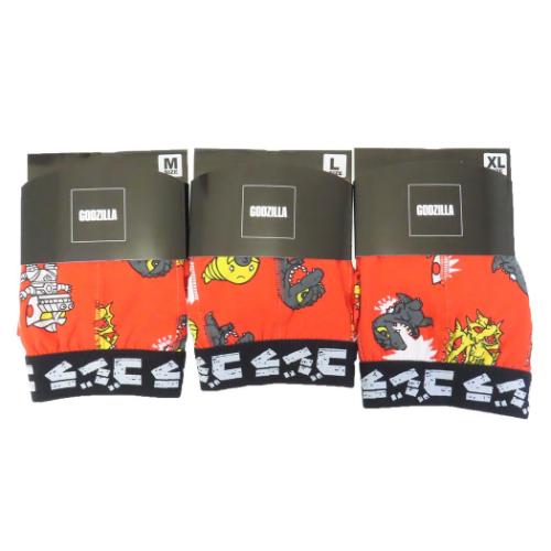 ゴジラ 男性用下着 ボクサーブリーフ デフォルメ RD キャラクター グッズ メール便可