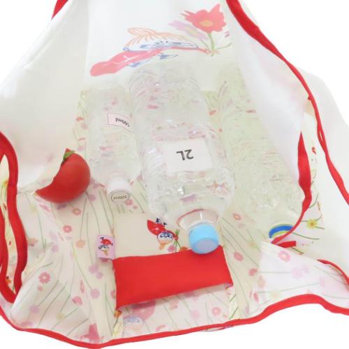 ムーミン エコバッグ マルシェショッピングバッグ お花畑 北欧 キャラクター グッズ