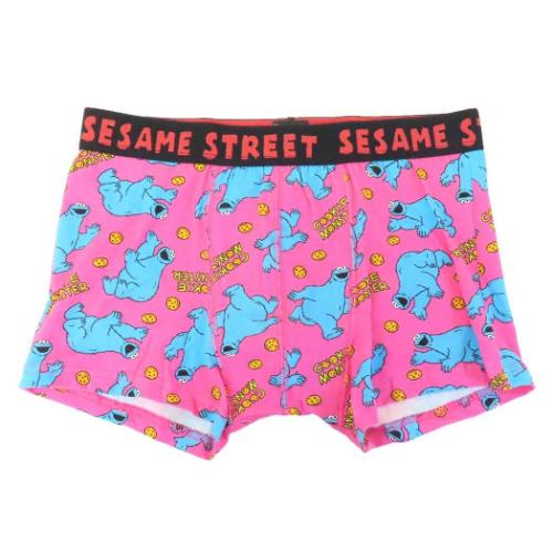 セサミストリート 男性用下着 ボクサーブリーフ クッキーモンスターとクッキー キャラクター グッズ メール便可