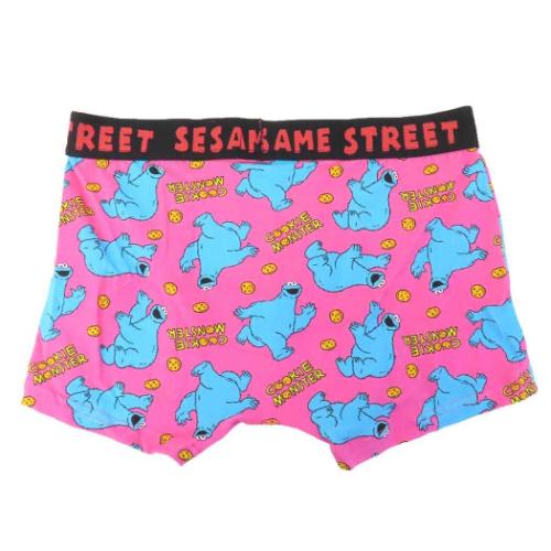セサミストリート 男性用下着 ボクサーブリーフ クッキーモンスターとクッキー キャラクター グッズ メール便可