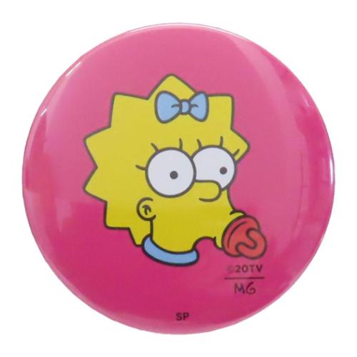 シンプソンズ 缶バッジ カンバッジ マギー フェイス キャラクター グッズ メール便可