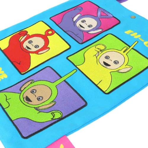 テレタビーズ トートバッグ 刺繍トートバッグ グループ キャラクター グッズ メール便可