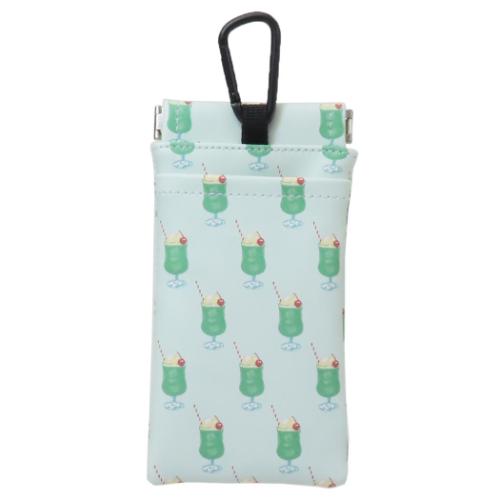 マルチポーチ ポケッタブルケース キッサクリームソーダ かわいい グッズ メール便可