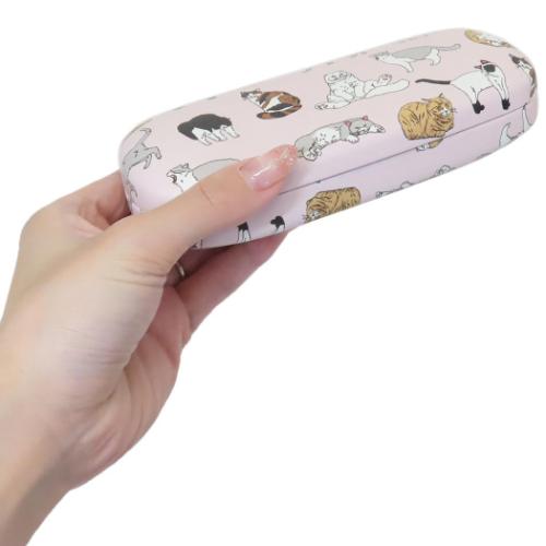 眼鏡ケース クロス付きメガネケース キャットフィーリング プレゼント グッズ