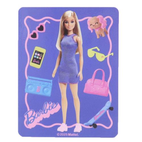 バービー ダイカットシール キャラクターステッカー アイテム Barbie キャラクター グッズ メール便可