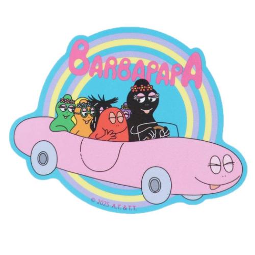 バーバパパ ダイカットシール キャラクターステッカー 車 BARBAPAPA キャラクター グッズ メール便可