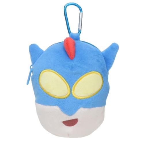 クレヨンしんちゃん ミニポーチ カラビナ付きぬいぐるみファスナーマスコット アクション仮面 アニメキャラクター グッズ