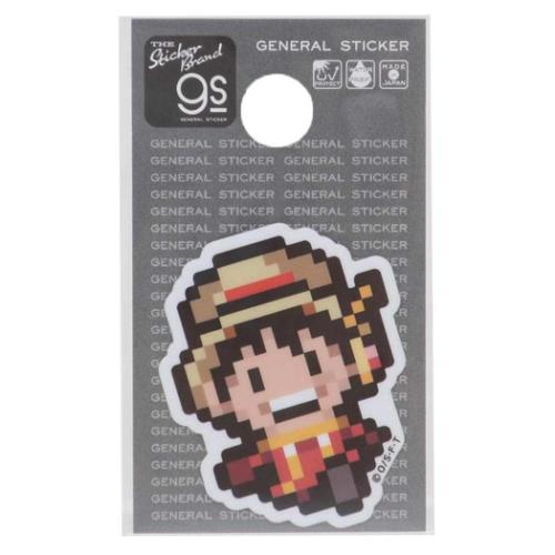 ワンピース ビニールシール ダイカットミニステッカー ピクセル Sサイズ ルフィ エッグヘッドver 少年ジャンプ メール便可