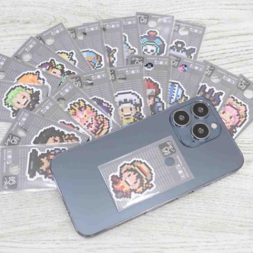 ワンピース ビニールシール ダイカットミニステッカー ピクセル Sサイズ ルフィ エッグヘッドver 少年ジャンプ メール便可