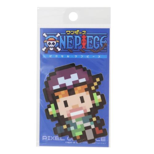 ワンピース ダイカットシール ビニールステッカー ピクセル ウソップ エッグヘッドver 少年ジャンプ メール便可