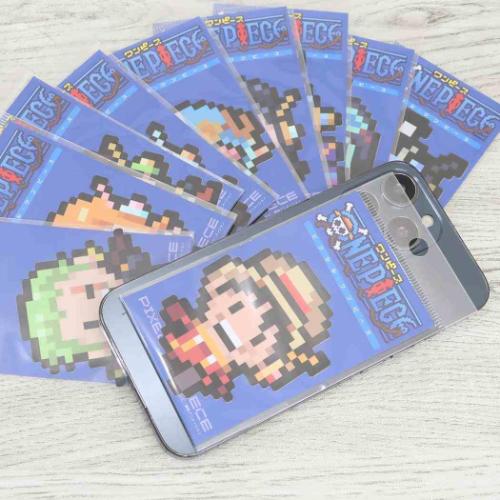 ワンピース ダイカットシール ビニールステッカー ピクセル ウソップ エッグヘッドver 少年ジャンプ メール便可