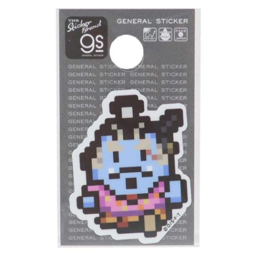 ワンピース ビニールシール ダイカットミニステッカー ピクセル Sサイズ ジンベエ エッグヘッドver 少年ジャンプ メール便可