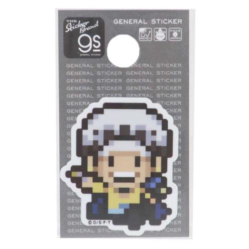 ワンピース ビニールシール ダイカットミニステッカー ピクセル Sサイズ ロー 討ち入り衣装 少年ジャンプ メール便可