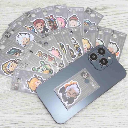 ワンピース ビニールシール ダイカットミニステッカー ピクセル Sサイズ ルフィ ギア5 少年ジャンプ メール便可