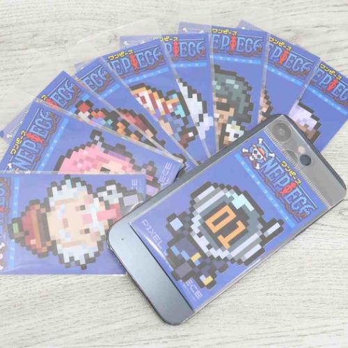 ワンピース ダイカットシール ビニールステッカー ピクセル シャンクス エッグヘッドver 少年ジャンプ メール便可