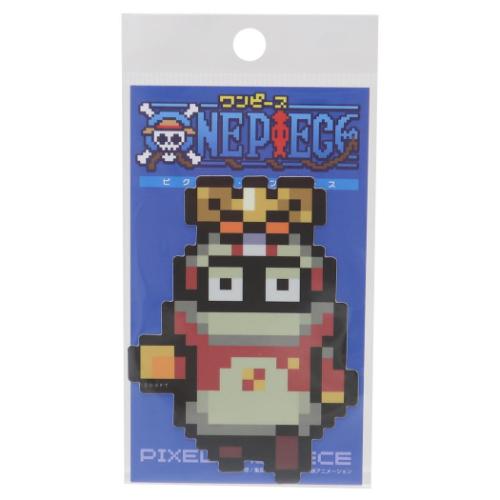 ワンピース ダイカットシール ビニールステッカー ピクセル ピタゴラス 少年ジャンプ アニメキャラクター グッズ メール便可