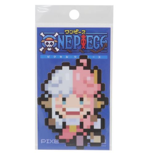 ワンピース ダイカットシール ビニールステッカー ピクセル アトラス 少年ジャンプ アニメキャラクター グッズ メール便可